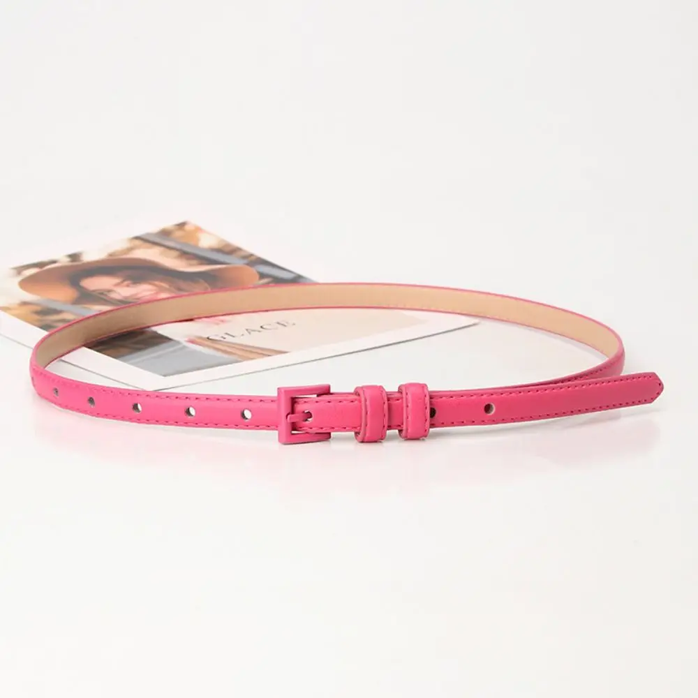 Retro Elegant Candy Color Belt Vintage Adjustable Thin Waist Belt Pu Leather Square Buckle Dress Waistband Daily
Retro Elegant Candy Color Belt Vintage Adjustable Thin Waist Belt Pu Leather Square Buckle Dress Waistband Daily