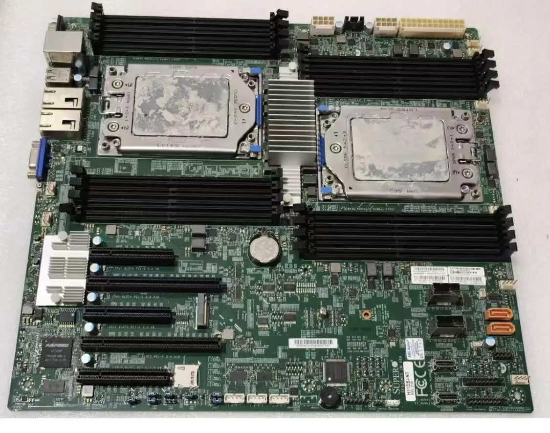 Generation II Dual Way Server Motherboard EPYC 7282 7601 Ultramicro H11DSi H11SSL-i AMD Without radiator
Generation II Dual Way Server Motherboard EPYC 7282 7601 Ultramicro H11DSi H11SSL-i AMD Without radiator