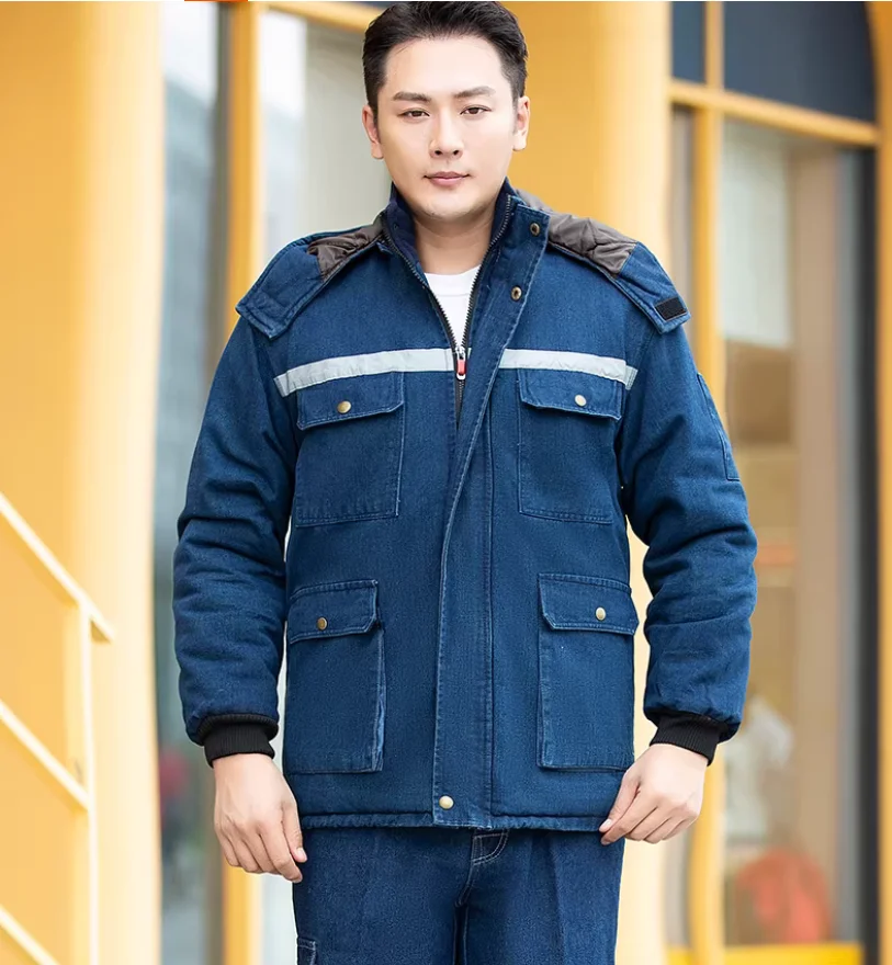 Winter Thick Cowboy Work Clothes Men's Welder Top Anti Heat Jacket
Winter Thick Cowboy Work Clothes Men's Welder Top Anti Heat Jacket