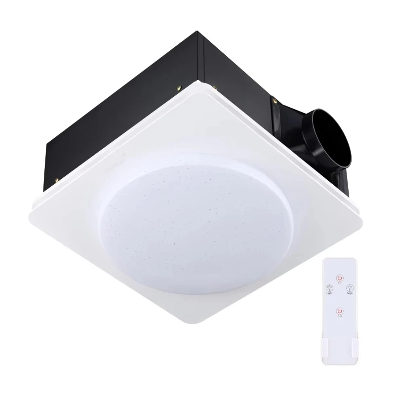 Low Noise Ceiling Installation White 40W 110 Volt Household Bathroom Toilet Exhaust Fan with Light Emitting Diode
Low Noise Ceiling Installation White 40W 110 Volt Household Bathroom Toilet Exhaust Fan with Light Emitting Diode