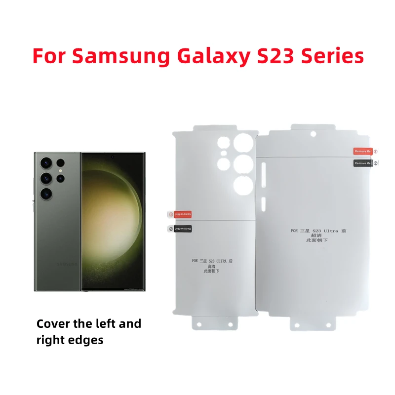 Гидрогелевая пленка на весь корпус для Samsung Galaxy S23 Ultra S23 +, защитная пленка HD для Galaxy S23, сверхпрозрачная защитная пленка, 4 шт.
Гидрогелевая пленка на весь корпус для Samsung Galaxy S23 Ultra S23 +, защитная пленка HD для Galaxy S23, сверхпрозрачная защитная пленка, 4 шт.