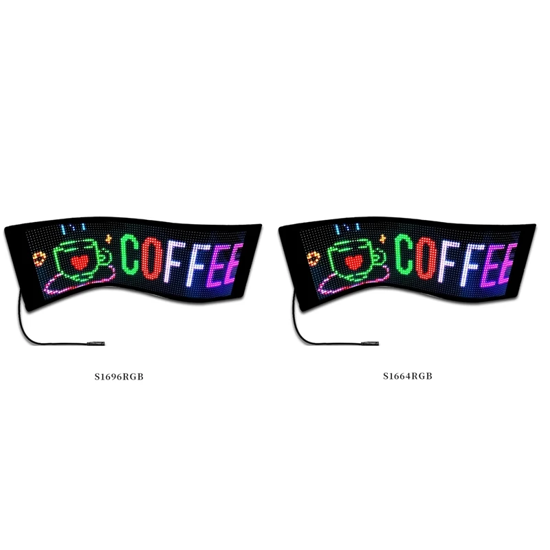 Car LED Screen Signage Flexible Display Scrolling Information Advertising Light Board Rear Window Animation Panel,A Parts
Car LED Screen Signage Flexible Display Scrolling Information Advertising Light Board Rear Window Animation Panel,A Parts
