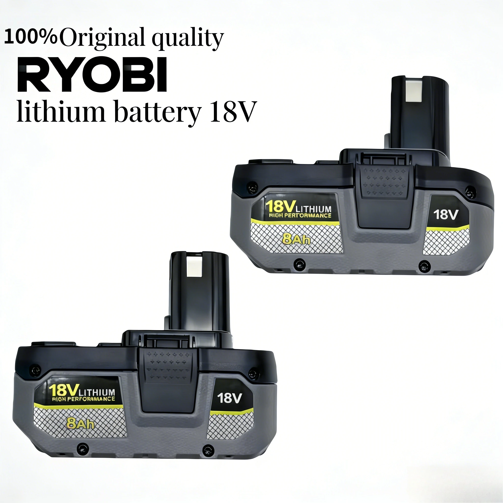 100% Original quality RYOBI high-performance lithium battery 18V , suitable for all tools P104, P107 P108 P109 RB18L20
100% Original quality RYOBI high-performance lithium battery 18V , suitable for all tools P104, P107 P108 P109 RB18L20
