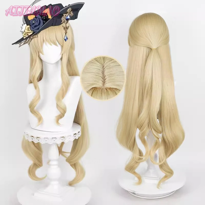 High Quality Impact Fontaine Navia Cosplay Wig 95cm Linen Gold Wave Navia Wigs Heat Resistant Synthetic Hair Scalp Wigs
High Quality Impact Fontaine Navia Cosplay Wig 95cm Linen Gold Wave Navia Wigs Heat Resistant Synthetic Hair Scalp Wigs