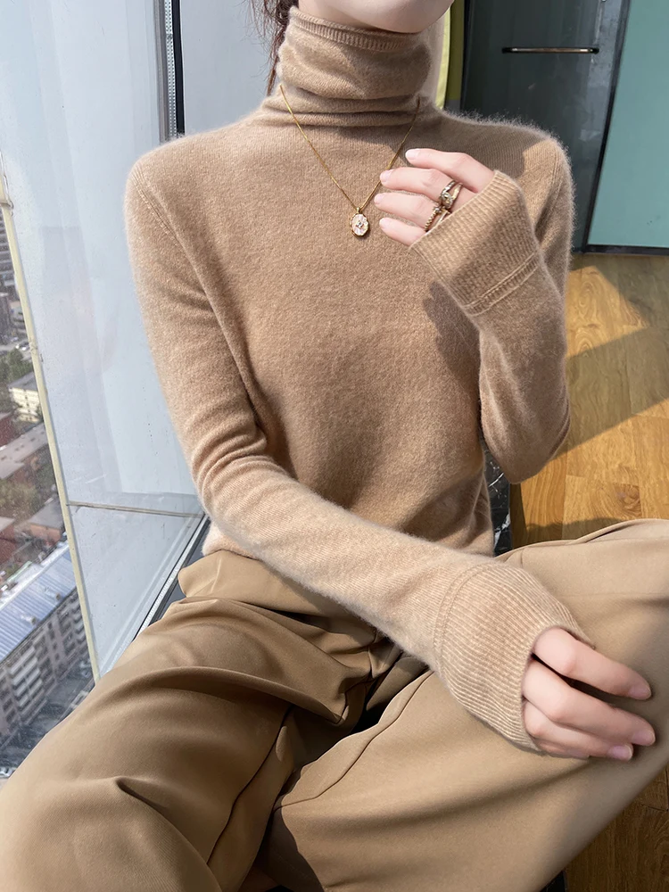 Женские пуловеры из плоской нити, жаккардовые 100% кашемировые вязаные пуловеры с воротником, простые однотонные облегающие нижние свитера, топы
Женские пуловеры из плоской нити, жаккардовые 100% кашемировые вязаные пуловеры с воротником, простые однотонные облегающие нижние свитера, топы