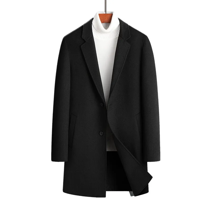 Новый мужской костюм с узором «елочка», модный повседневный серый мужской костюм, свободная корейская версия, шерстяное пальто
Новый мужской костюм с узором «елочка», модный повседневный серый мужской костюм, свободная корейская версия, шерстяное пальто