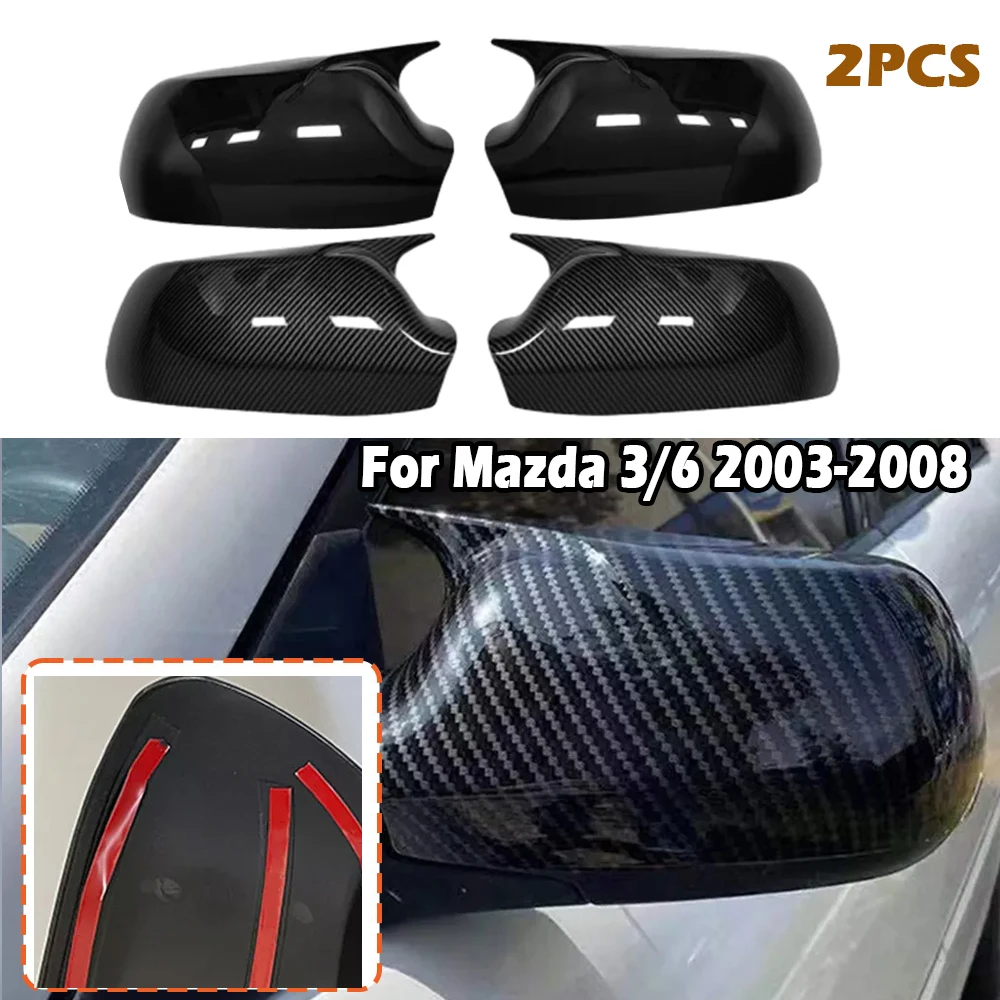 2PCS Rear View Mirror Cover Left Right Side ABS Black Door Wing Mirror Cover Cap for Mazda 3 Mazda 6 2003-2008
2PCS Rear View Mirror Cover Left Right Side ABS Black Door Wing Mirror Cover Cap for Mazda 3 Mazda 6 2003-2008