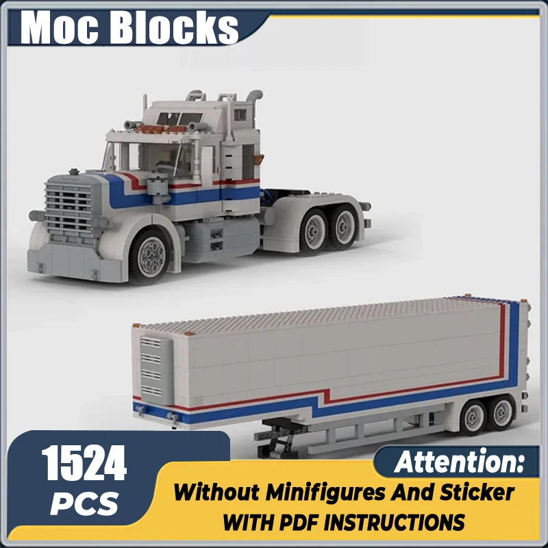 City Vehicle Model Moc Building Bricks Trailer Truck With V12 Engine Technology Blocks Gifts Christmas Toys DIY Sets Assembly
City Vehicle Model Moc Building Bricks Trailer Truck With V12 Engine Technology Blocks Gifts Christmas Toys DIY Sets Assembly