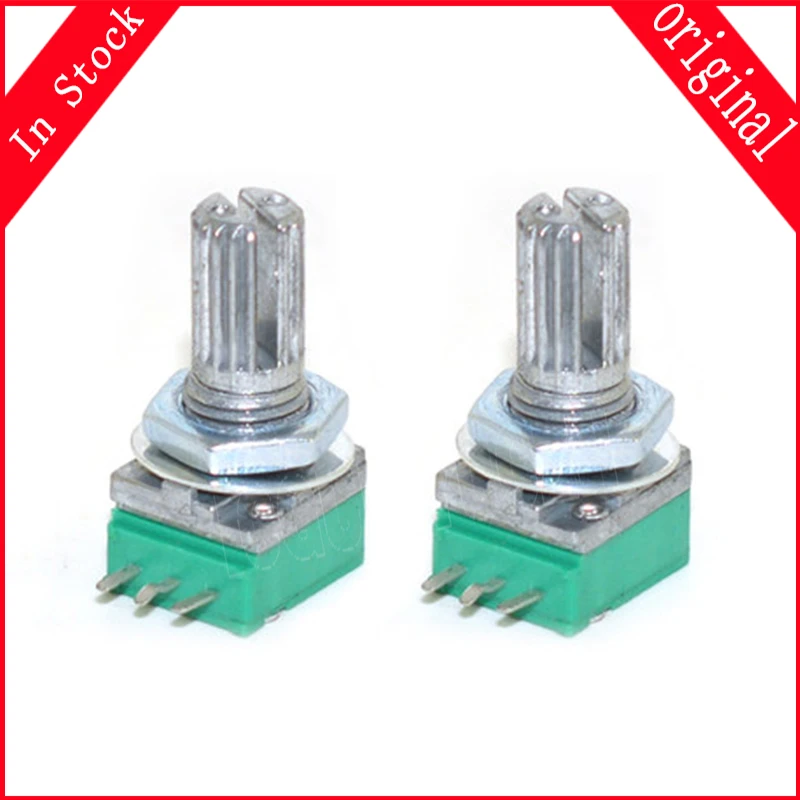 5pcs/lot RK097N 5K 10K 20K 50K 100K 500K B5K with a switch audio 3pin shaft 15mm amplifier sealing potentiometer In Stock
5pcs/lot RK097N 5K 10K 20K 50K 100K 500K B5K with a switch audio 3pin shaft 15mm amplifier sealing potentiometer In Stock