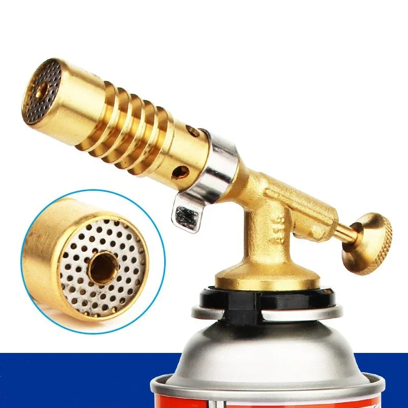 Brass Portable Cartridge Spray Gun Copper Spray Gun Outdoor Camping Barbecue Igniter Spray Gun Gas burner Cannot Inverted
Brass Portable Cartridge Spray Gun Copper Spray Gun Outdoor Camping Barbecue Igniter Spray Gun Gas burner Cannot Inverted