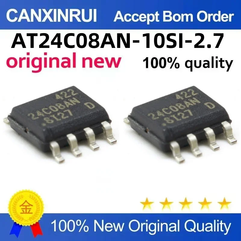 (5-100 pieces) New stock AT24C08AN-10SI-2.7 AT24C08AN 24C08AN SOP-8
(5-100 pieces) New stock AT24C08AN-10SI-2.7 AT24C08AN 24C08AN SOP-8