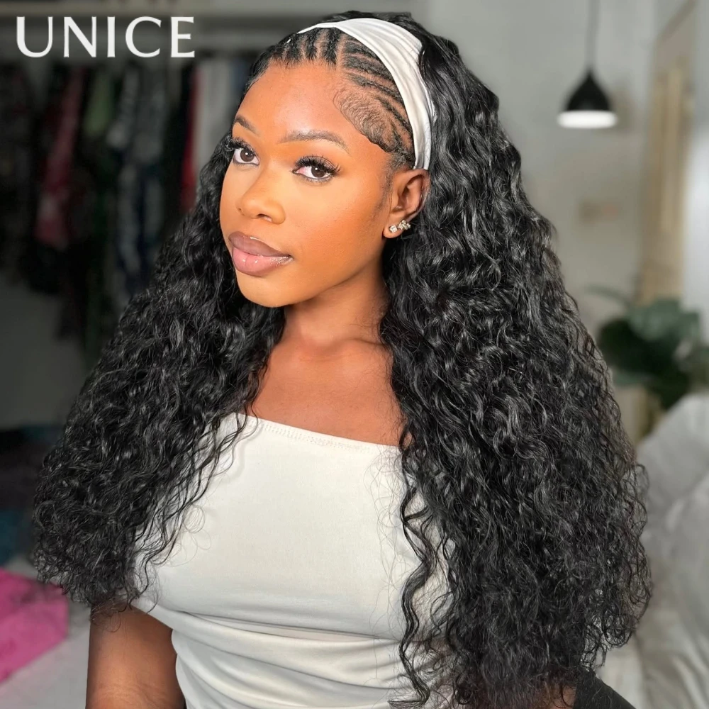 UNice Hair Water Wave Human Hair Headband Wig With Drawstring
UNice Hair Water Wave Human Hair Headband Wig With Drawstring