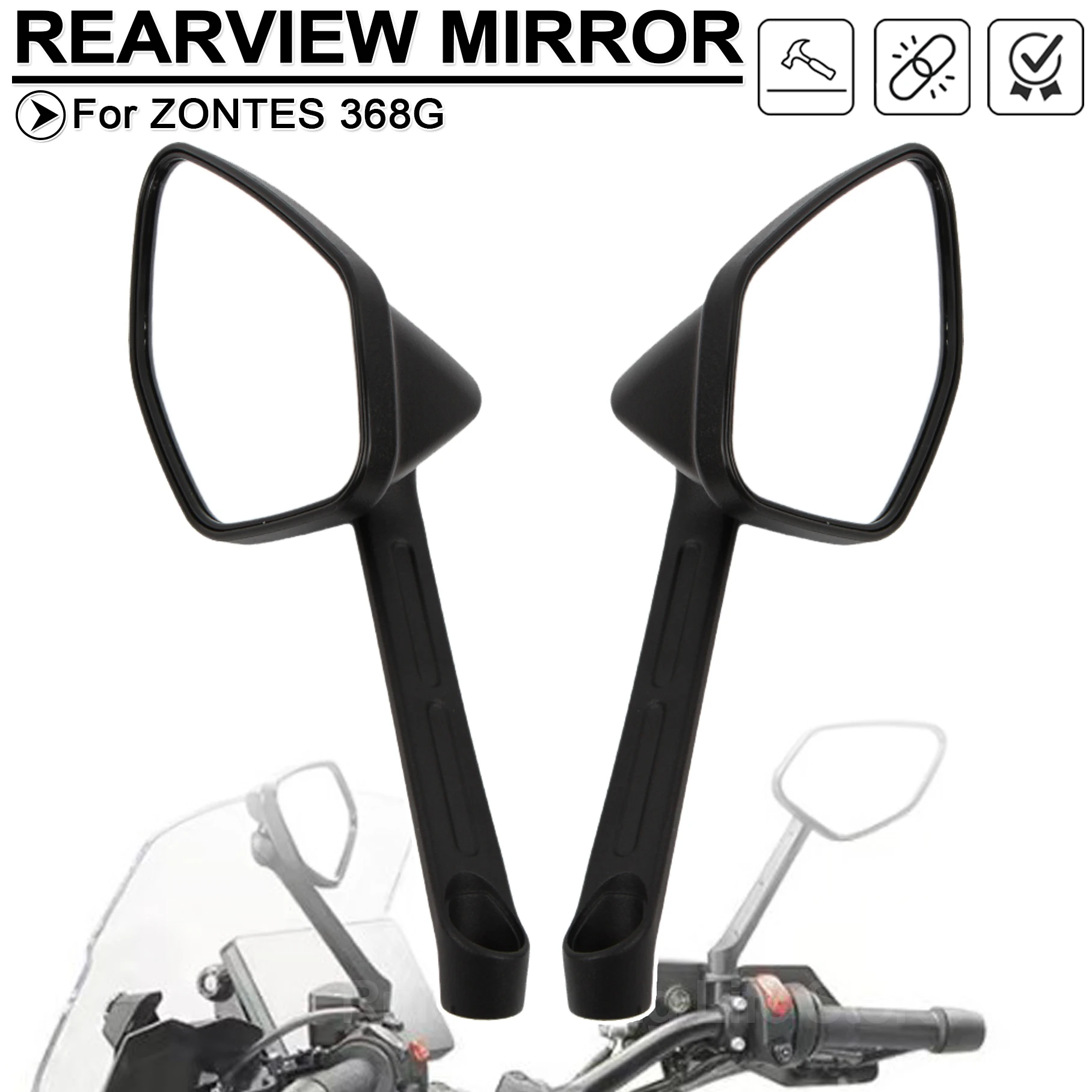 Motorcycle Left And Right Side Rearview Rear View Driving Mirror Mirrors For ZONTES ZT 368G G 368 G G368 ZT368G Accessories
Motorcycle Left And Right Side Rearview Rear View Driving Mirror Mirrors For ZONTES ZT 368G G 368 G G368 ZT368G Accessories