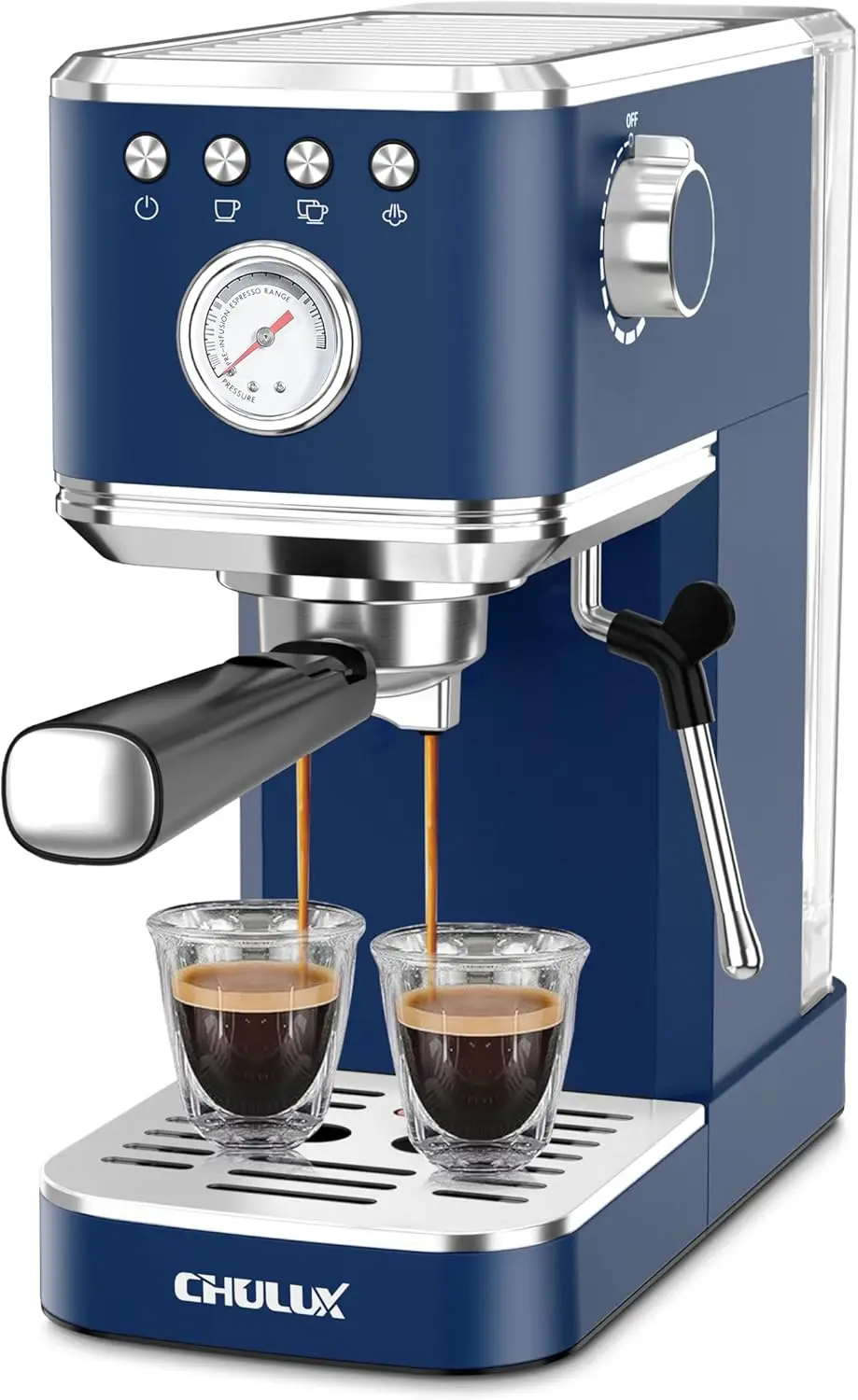 Slim Espresso Machine with Milk Frother 20 Bar Professional Italian Pump Espresso Coffee Machine for Home Cappuccino Latte
Slim Espresso Machine with Milk Frother 20 Bar Professional Italian Pump Espresso Coffee Machine for Home Cappuccino Latte
