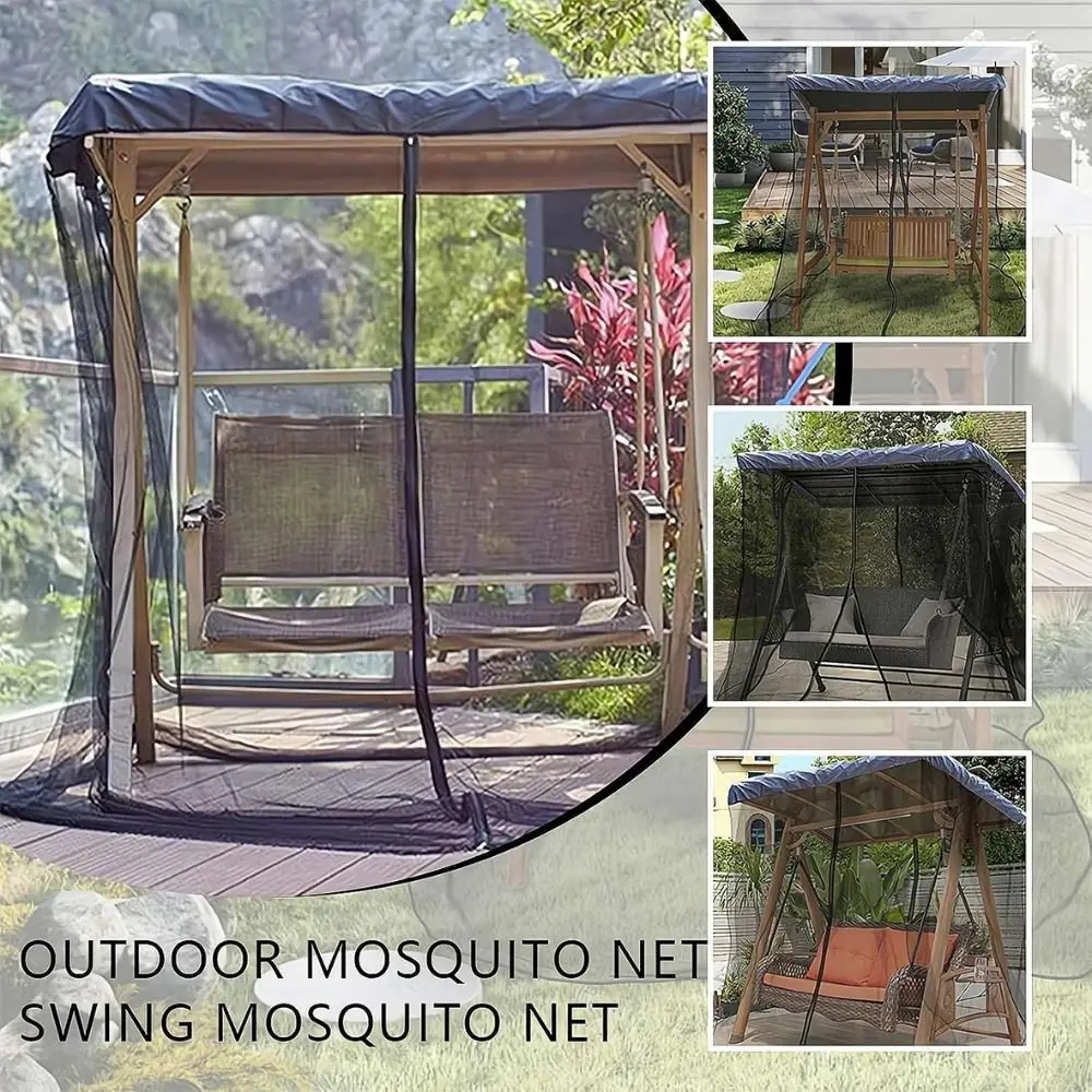 Universal Zipper Patio Swing Mosquito Net Breathable See-through Mosquito Barrier Cover Swing Chair Cover
Universal Zipper Patio Swing Mosquito Net Breathable See-through Mosquito Barrier Cover Swing Chair Cover