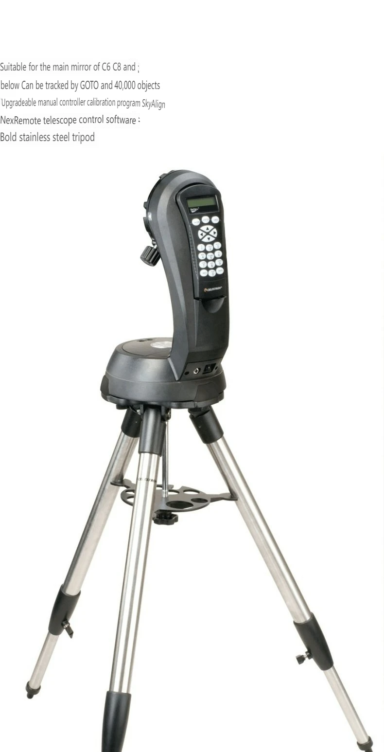 Celestron NEXSTAR SE electric theodolite astronomical telescope automatic star finding tracking 91203
Celestron NEXSTAR SE electric theodolite astronomical telescope automatic star finding tracking 91203