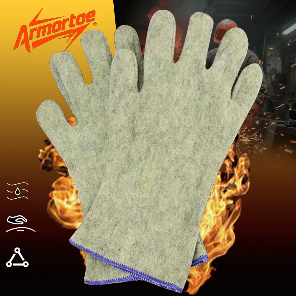 ArmorToe 300°C Oven Heatproof Gloves - Cut/Abrasion Resistant, FR Insulated for Baking & Industrial Safety#Armor8007
ArmorToe 300°C Oven Heatproof Gloves - Cut/Abrasion Resistant, FR Insulated for Baking & Industrial Safety#Armor8007