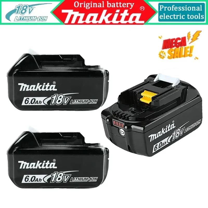 NEW 6.0Ah/5.0Ah Makita 18V Battery BL1830 Rechargeable Battery 18V Replacement Power Tool Battery For Makita BL1815 BL1860BL1840
NEW 6.0Ah/5.0Ah Makita 18V Battery BL1830 Rechargeable Battery 18V Replacement Power Tool Battery For Makita BL1815 BL1860BL1840