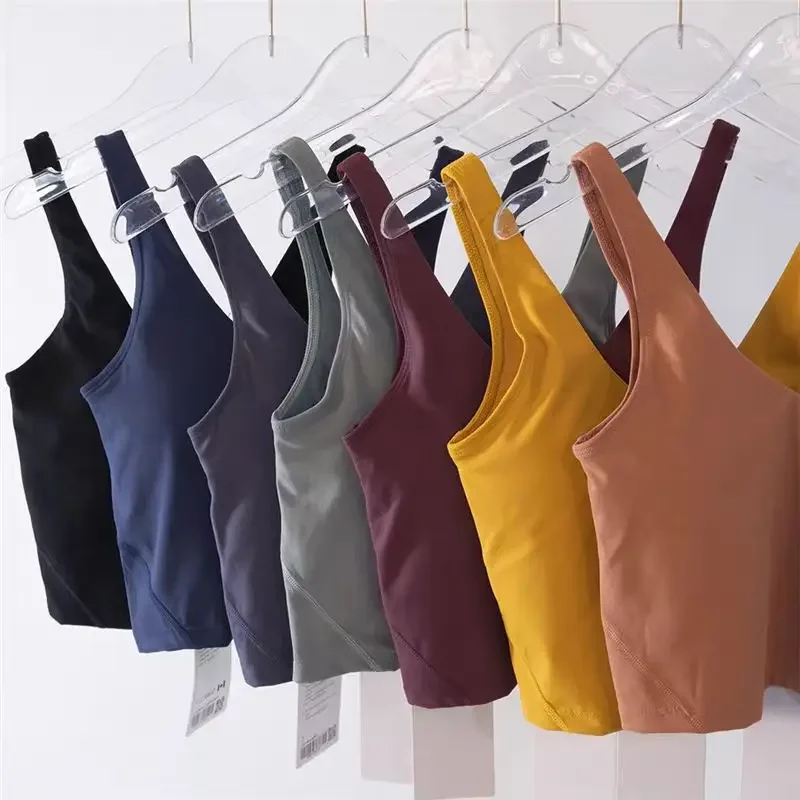 Lemon Summer U-shaped No Steel Ring Built-in Chest Pad Sports Bra for Women Gym Sleeveless Fitness Yoga Fashion Tank Top Bras
Lemon Summer U-shaped No Steel Ring Built-in Chest Pad Sports Bra for Women Gym Sleeveless Fitness Yoga Fashion Tank Top Bras