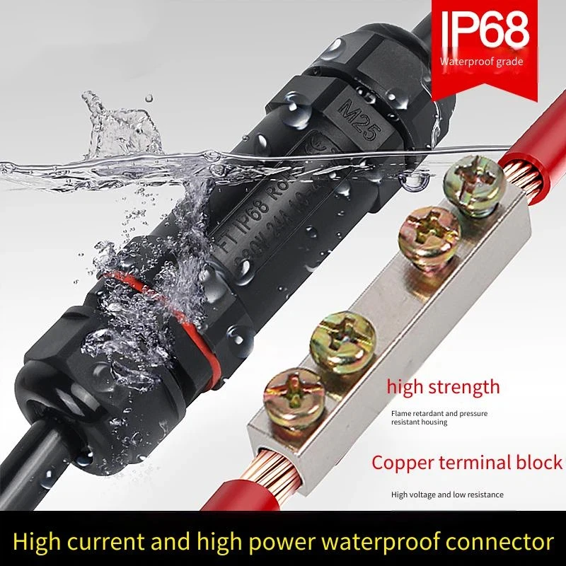 Водонепроницаемая клеммная колодка, прямой сквозной разъем M20, квадратный кабель 10-25, наружное медное стыковое соединение без пайки
Водонепроницаемая клеммная колодка, прямой сквозной разъем M20, квадратный кабель 10-25, наружное медное стыковое соединение без пайки