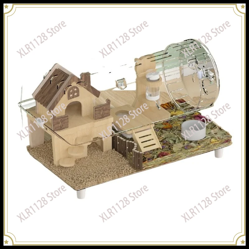 Spacious 2-Tier Transparent Hamster Cage Luxury Acrylic House Habitat for Golden Hamsters
Spacious 2-Tier Transparent Hamster Cage Luxury Acrylic House Habitat for Golden Hamsters