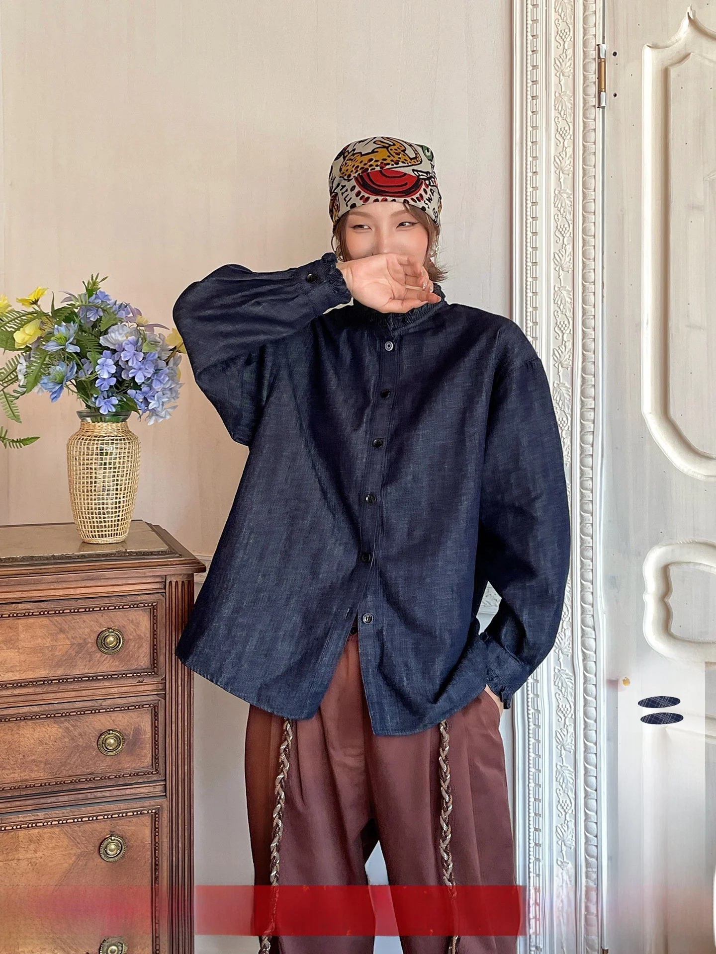 Cotton Linen irt with Lace Collar by Handpied Store Casual Loose Fit Long Sve Women's Open Cardigan
Cotton Linen irt with Lace Collar by Handpied Store Casual Loose Fit Long Sve Women's Open Cardigan