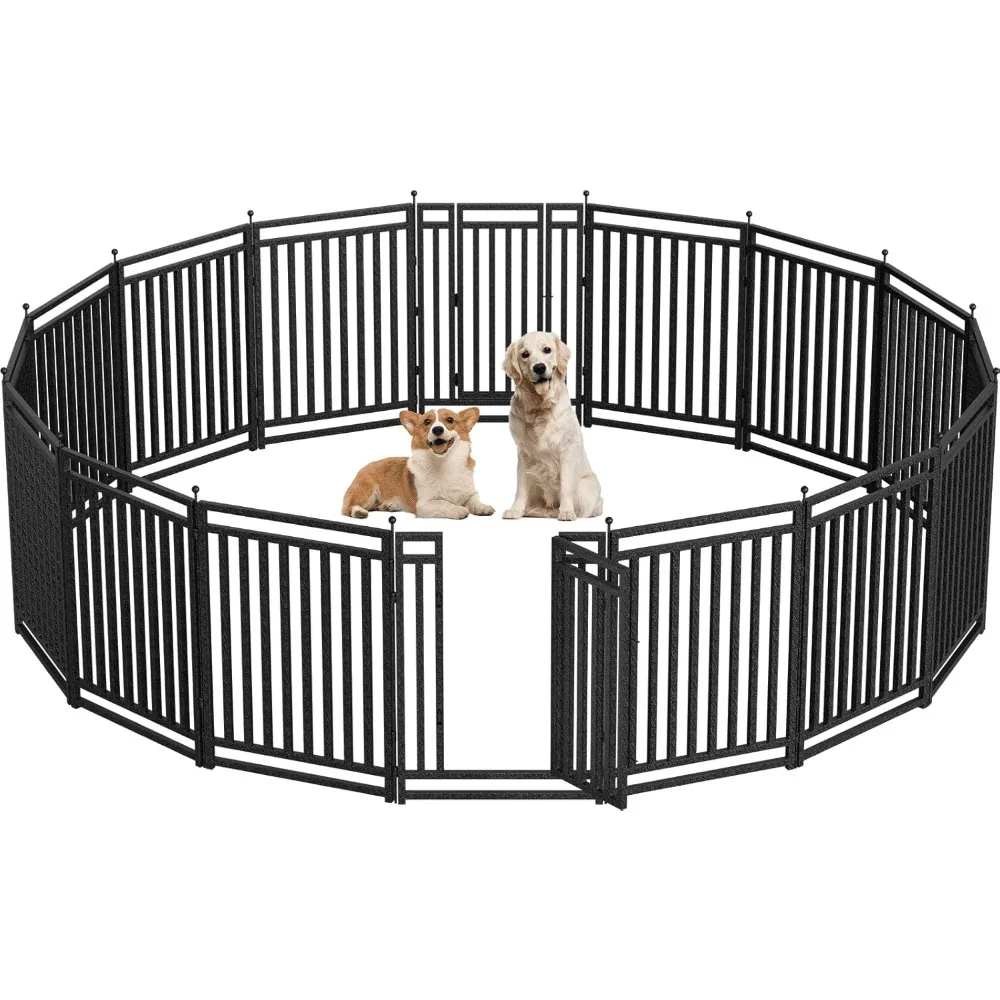 Dog Fence Outdoor for Yard Dog Playpen Indoor 40" Height 16 Panels Portable Puppy Playpen Dog Kennel for RV Camping
Dog Fence Outdoor for Yard Dog Playpen Indoor 40" Height 16 Panels Portable Puppy Playpen Dog Kennel for RV Camping