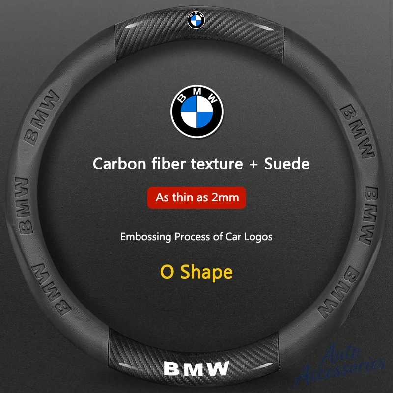 38cm Car Steering Wheel Cover Carbon Fiber Leather For BMW G20 F11 E87 F30 F10 x3 G01 x5 F40 F16 M3 X1 X7 5 7 Series Car Sticker
38cm Car Steering Wheel Cover Carbon Fiber Leather For BMW G20 F11 E87 F30 F10 x3 G01 x5 F40 F16 M3 X1 X7 5 7 Series Car Sticker