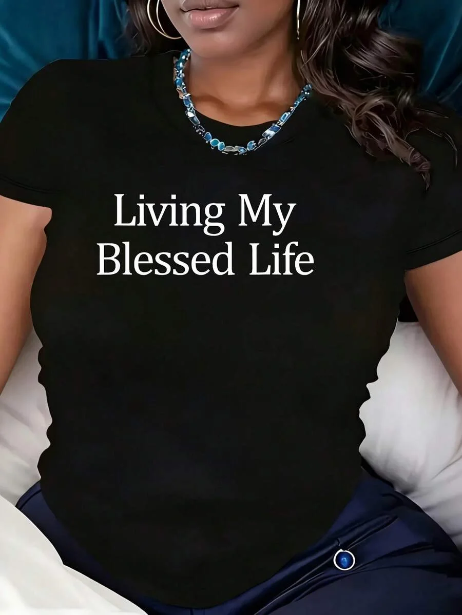 American Slogan Plus Size Women's T-shirt, Sweet Spicy Sexy Fitted Top for Plus-Size Girls
American Slogan Plus Size Women's T-shirt, Sweet Spicy Sexy Fitted Top for Plus-Size Girls