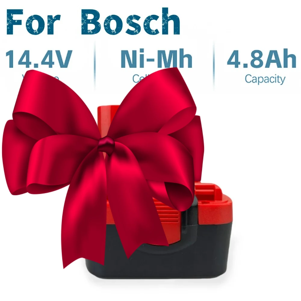 For Bosch 14.4V 4800mAh Ni-MH Rechargeable Power Tool Battery For Bosch BAT038 15614 1661 1661K 22614 23614 32614 33614
For Bosch 14.4V 4800mAh Ni-MH Rechargeable Power Tool Battery For Bosch BAT038 15614 1661 1661K 22614 23614 32614 33614