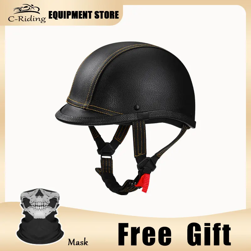 Black Yellow Line Design Half Helmet Lightweight and Comfortable for Perfect Outdoor Riders Motocross capacete de moto masculino
Black Yellow Line Design Half Helmet Lightweight and Comfortable for Perfect Outdoor Riders Motocross capacete de moto masculino