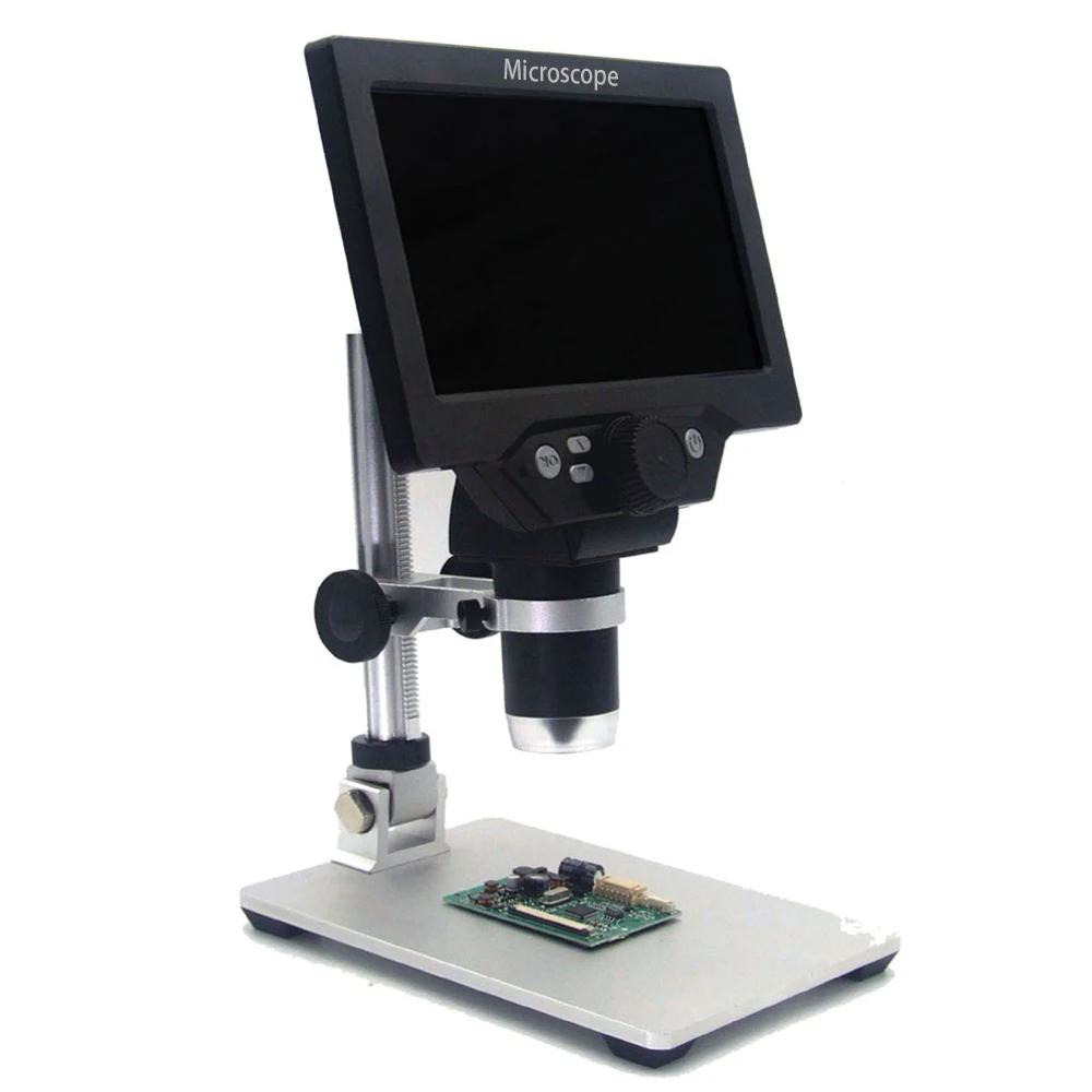 G1200 Digital Microscope 7 Inch Large Color Screen Large Base LCD Display 12MP 1-1200X Continuous Amplification Magnifier With A
G1200 Digital Microscope 7 Inch Large Color Screen Large Base LCD Display 12MP 1-1200X Continuous Amplification Magnifier With A