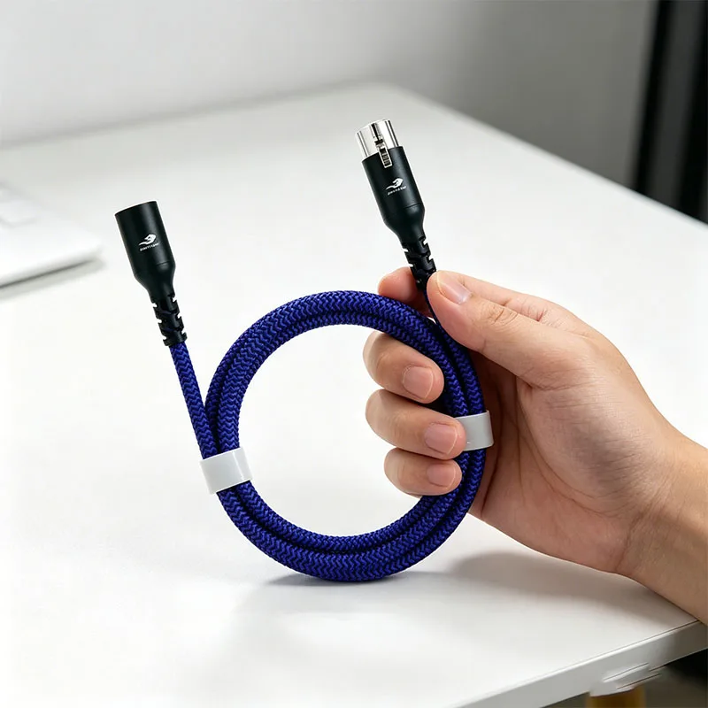 HIFI XLR Audio Cable XLR Male To Female Cable Applicable To Karaoke Microphone Sound Cannon Cable Stereo Gold-Plated XLR Plug
HIFI XLR Audio Cable XLR Male To Female Cable Applicable To Karaoke Microphone Sound Cannon Cable Stereo Gold-Plated XLR Plug