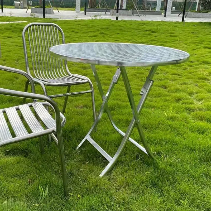 HYS steel dining table aluminum alloy table square foldable table
HYS steel dining table aluminum alloy table square foldable table