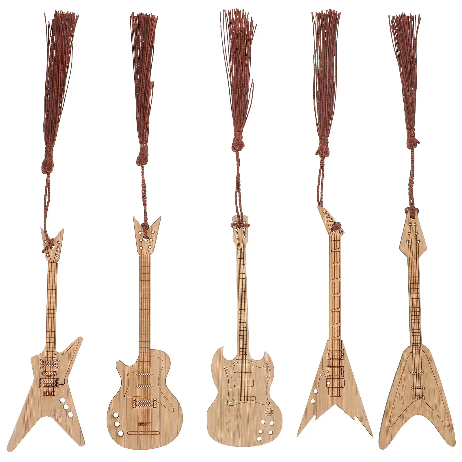 5PCS Guitar-Shaped Bookmarks Bamboo Instrument Markers Lightweight Reading Accessories Gifts Student Supplies Decorative
5PCS Guitar-Shaped Bookmarks Bamboo Instrument Markers Lightweight Reading Accessories Gifts Student Supplies Decorative