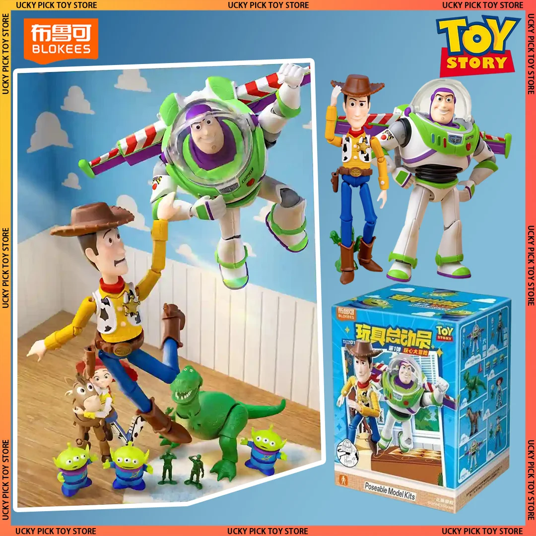 New Blokees Toy Story Blind Box Vol.01 Woody Jessie Buzz Lightyear Action Figures Assembled Poseable Model Kits Gift
New Blokees Toy Story Blind Box Vol.01 Woody Jessie Buzz Lightyear Action Figures Assembled Poseable Model Kits Gift