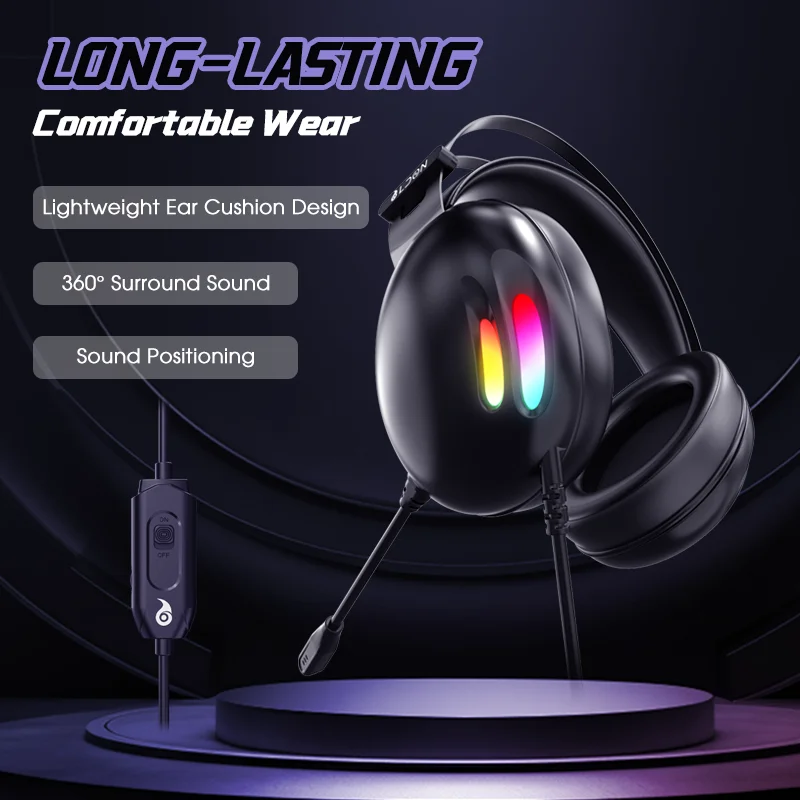 7.1 Surround Sound Gaming Headset for PC Xbox One with Noise Cancelling Mic USB Wired Over Ear Headphone for Computer Video Game
7.1 Surround Sound Gaming Headset for PC Xbox One with Noise Cancelling Mic USB Wired Over Ear Headphone for Computer Video Game