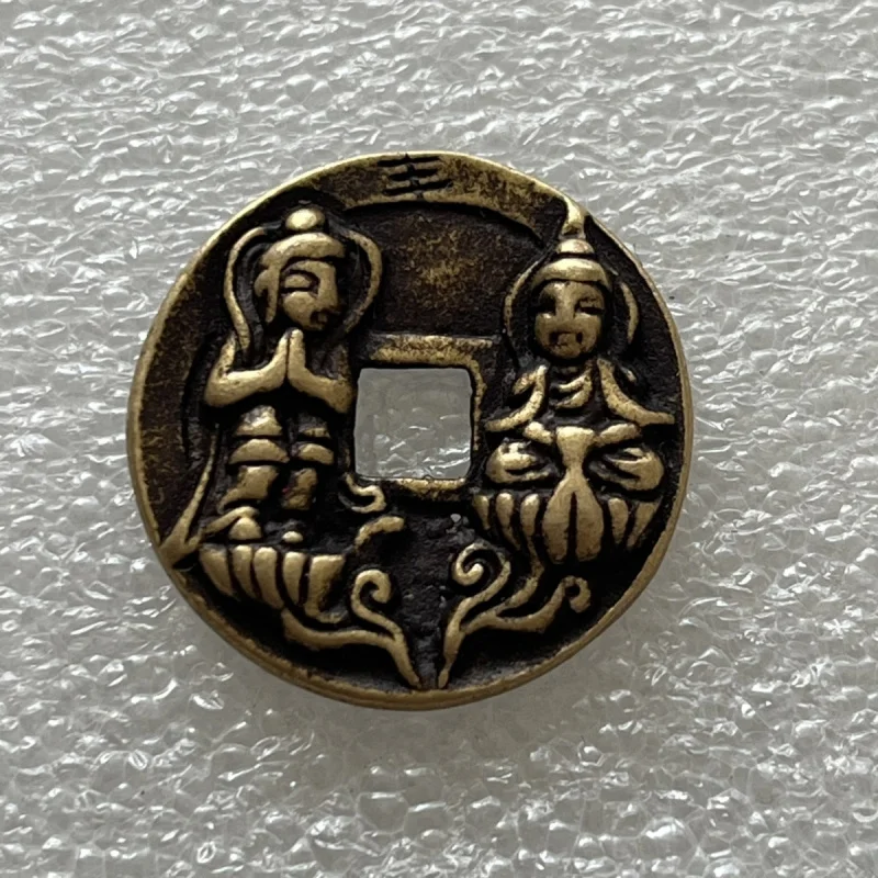 Коллекция древних монет из чистой меди, имитация древних медных монет, двойные монеты, монеты династии Сун, Чунхуа Юаньбао, двойной Будд
Коллекция древних монет из чистой меди, имитация древних медных монет, двойные монеты, монеты династии Сун, Чунхуа Юаньбао, двойной Будд