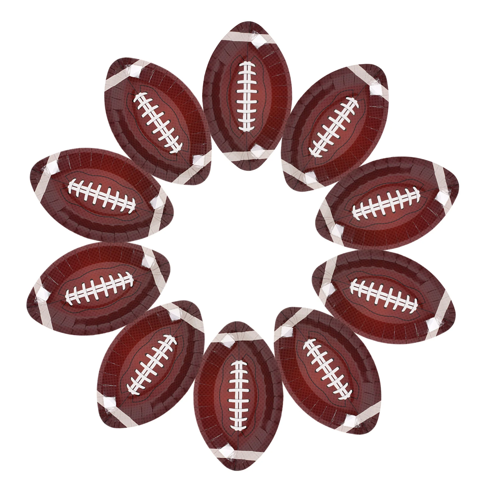 20pcs Football Paper Plates Olive Brown Disposable Dinner Dessert Plates Sturdy Large Capacity Party Supplies Serving Trays
20pcs Football Paper Plates Olive Brown Disposable Dinner Dessert Plates Sturdy Large Capacity Party Supplies Serving Trays