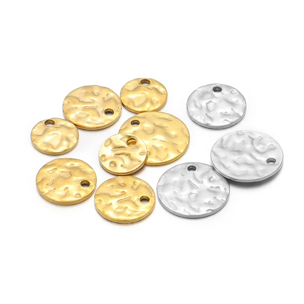 20 шт. позолоченных круглых подвесок из нержавеющей стали с тиснением, маленькие бирки-шармы для изготовления ювелирных изделий своими руками, браслетов, ожерелий
20 шт. позолоченных круглых подвесок из нержавеющей стали с тиснением, маленькие бирки-шармы для изготовления ювелирных изделий своими руками, браслетов, ожерелий