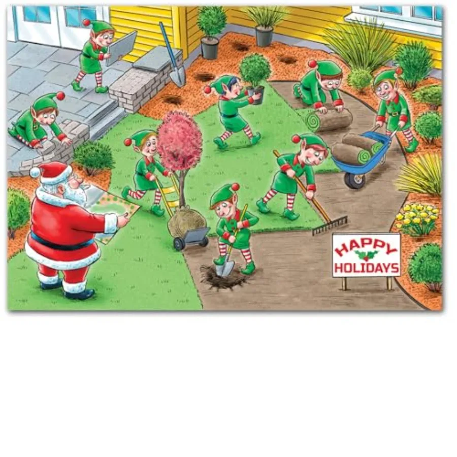 Landscaping Christmas Cards 50-Pack Bulk Business Holiday Cards for Garden Centers Landscape Designers Lawn Care Hardscape and
Landscaping Christmas Cards 50-Pack Bulk Business Holiday Cards for Garden Centers Landscape Designers Lawn Care Hardscape and