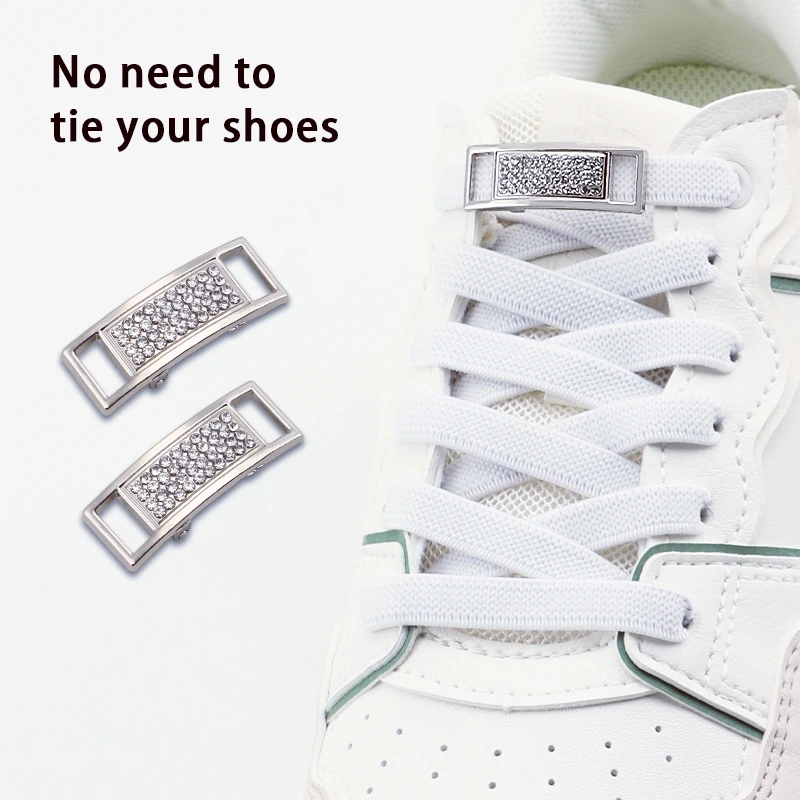 1Pair Elastic Laces Sneakers No Tie Shoe Laces Diamond Lock Shoelaces Without Ties Kids Adult Flat Shoelace for Shoes Accesories
1Pair Elastic Laces Sneakers No Tie Shoe Laces Diamond Lock Shoelaces Without Ties Kids Adult Flat Shoelace for Shoes Accesories