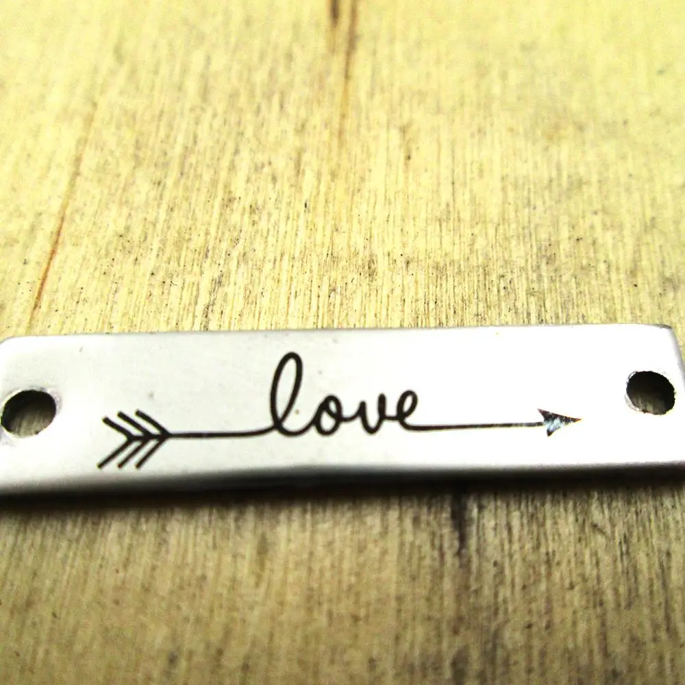 20pcs-love arrow stainless steel charms - Laser Engraved - Customized - DIY Charms Pendants
20pcs-love arrow stainless steel charms - Laser Engraved - Customized - DIY Charms Pendants