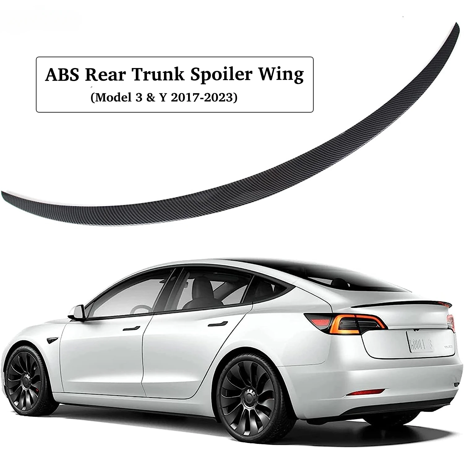 Tesla Model Y Model 3 2017-2023 Rear Spoiler Wings Rear Trunk Spoiler Lip Tail Wing Rear Trunk Lid Car Styling Kits ABS
Tesla Model Y Model 3 2017-2023 Rear Spoiler Wings Rear Trunk Spoiler Lip Tail Wing Rear Trunk Lid Car Styling Kits ABS