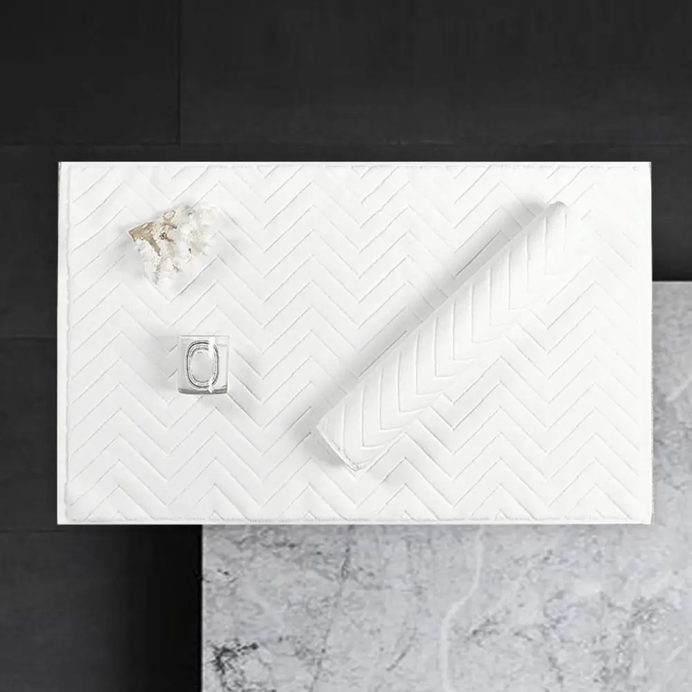 Bath Rug 40*60cm Wave Stripe Floor Towel 3D Jacquard SPA Shower Mat Non-slip Thicken Cotton Bathroom Mat Living Room
Bath Rug 40*60cm Wave Stripe Floor Towel 3D Jacquard SPA Shower Mat Non-slip Thicken Cotton Bathroom Mat Living Room