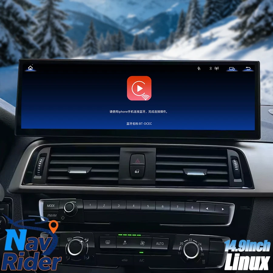 14.9" Linux Screen Navigation For BMW 1 Series F20 2017-2018 NBT EVO Wireless CarPlay Android Auto GPS Multimedia Video Player
14.9" Linux Screen Navigation For BMW 1 Series F20 2017-2018 NBT EVO Wireless CarPlay Android Auto GPS Multimedia Video Player