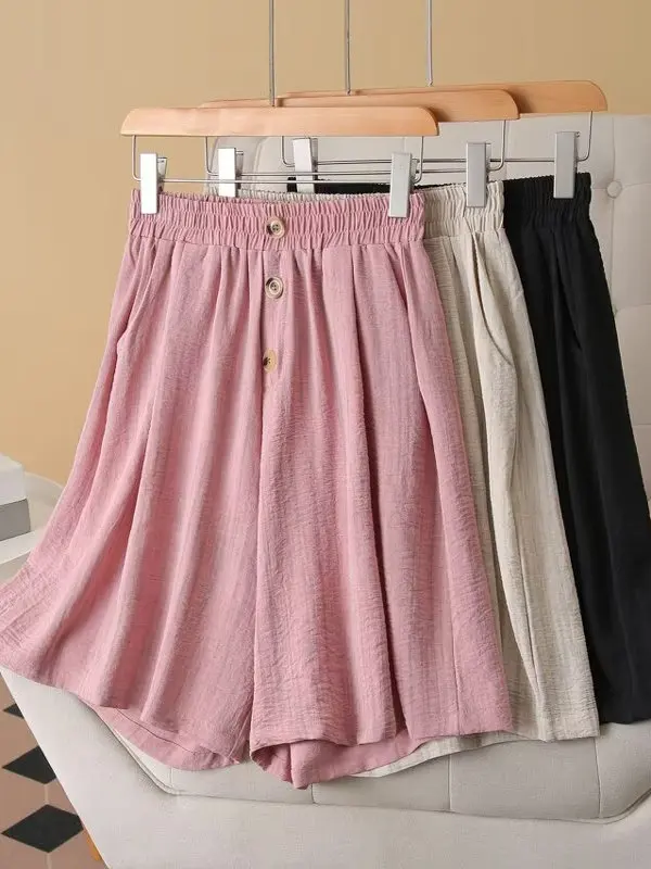 plus Size High Waist Elastic Casual Shorts Korean Style Summer Loose Slimming Five-Quarter Pants Trendy Women's Fashion
plus Size High Waist Elastic Casual Shorts Korean Style Summer Loose Slimming Five-Quarter Pants Trendy Women's Fashion