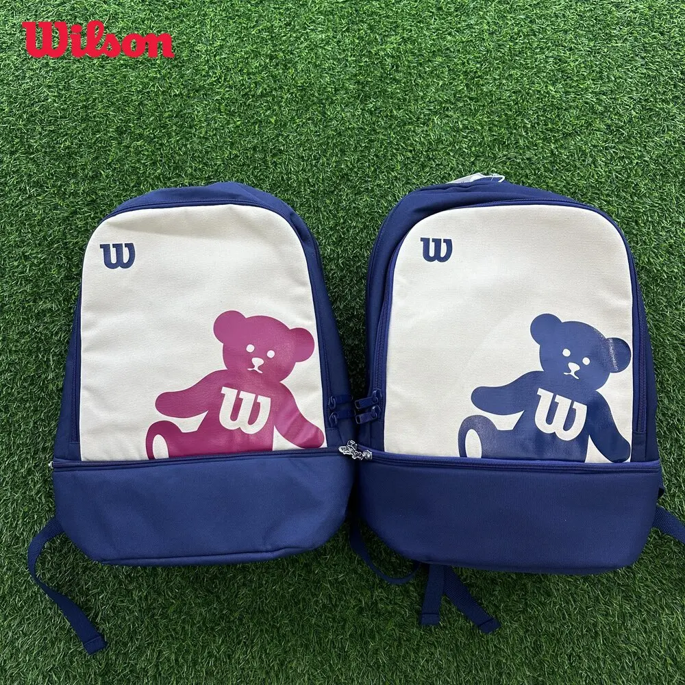 Теннисная сумка Wilson Little Bear, сумка для теннисных ракеток, сумка для хранения, рюкзак с принтом, вмещающий 1-2 ракетки WR8027002001
Теннисная сумка Wilson Little Bear, сумка для теннисных ракеток, сумка для хранения, рюкзак с принтом, вмещающий 1-2 ракетки WR8027002001