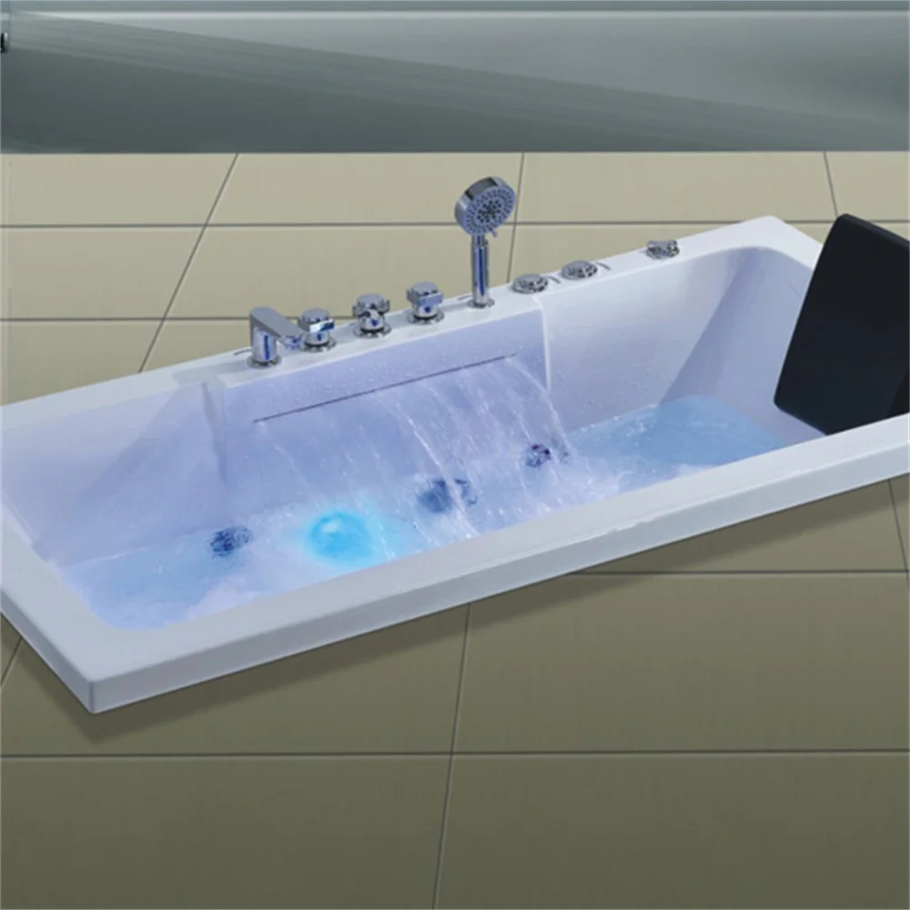 Cheap Model White Modern Freestanding Eco-Friendly Indoor Use Soaking Rectangular Acrylic Bathtub
Cheap Model White Modern Freestanding Eco-Friendly Indoor Use Soaking Rectangular Acrylic Bathtub