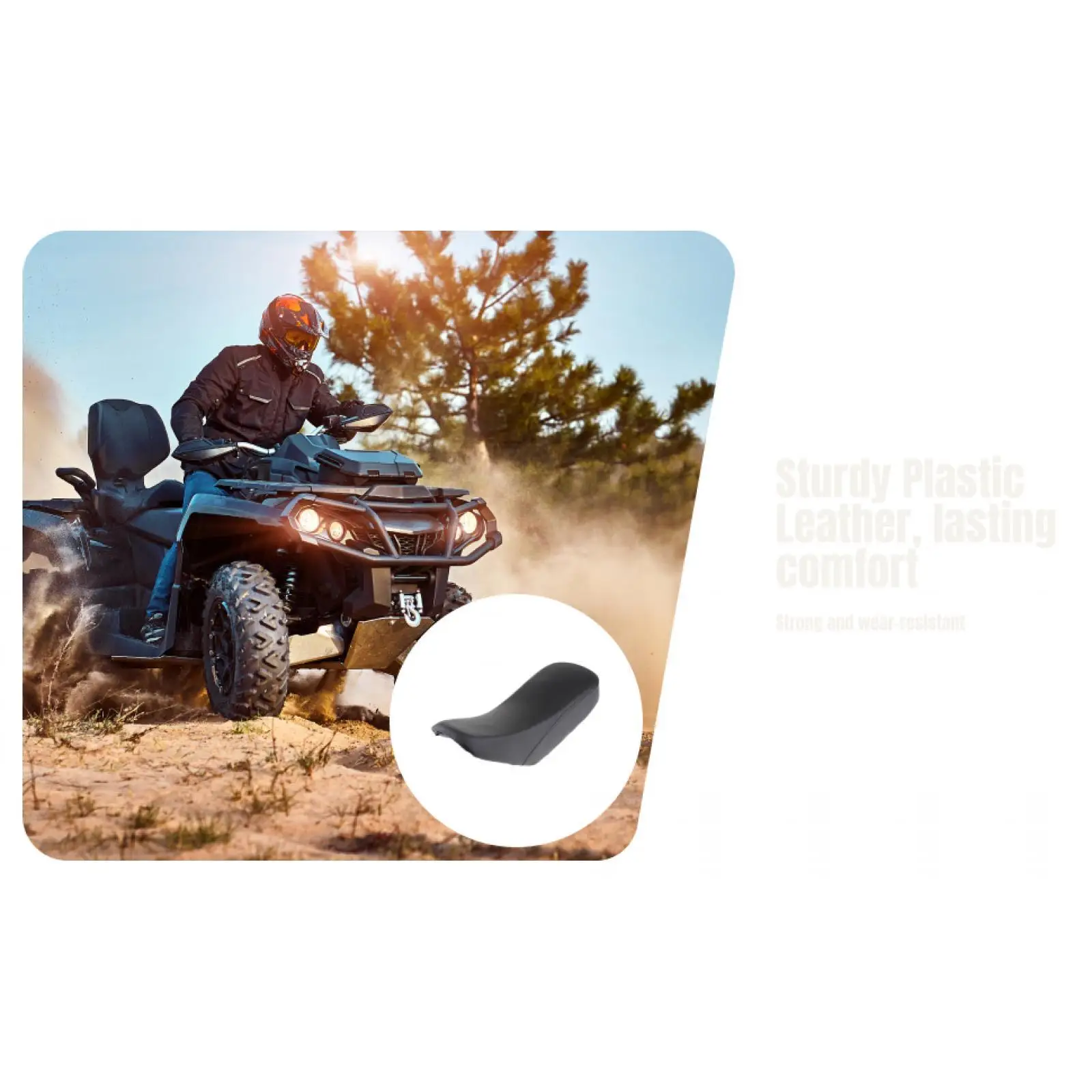 ATV Quad Bike Seat Black Plastic Leather Replacement Pad for Children Youth 50cc 70cc 90cc 110cc Accessories
ATV Quad Bike Seat Black Plastic Leather Replacement Pad for Children Youth 50cc 70cc 90cc 110cc Accessories